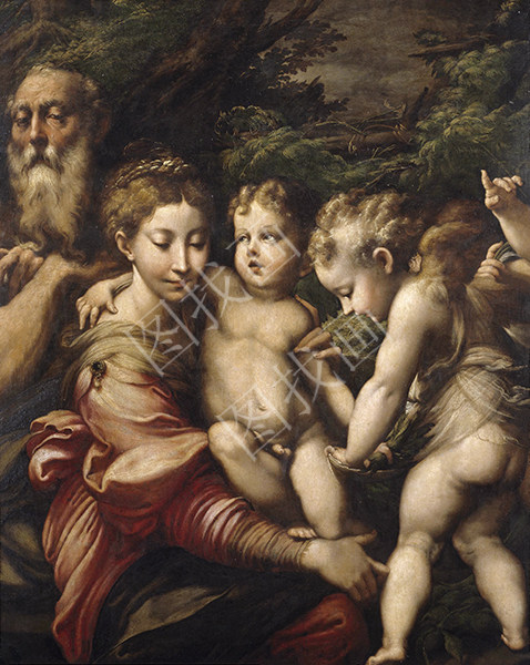 Holy Family with Angels